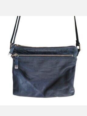 Margot Leather Crossbody Bag Black Medium
